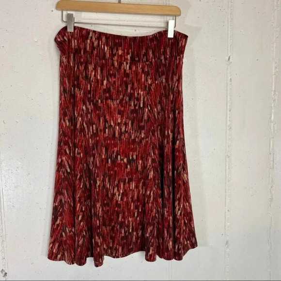 Molly &‎ Maxx women's L multicolored pull on circle skirt Festive Boho Hippie - Picture 1 of 4